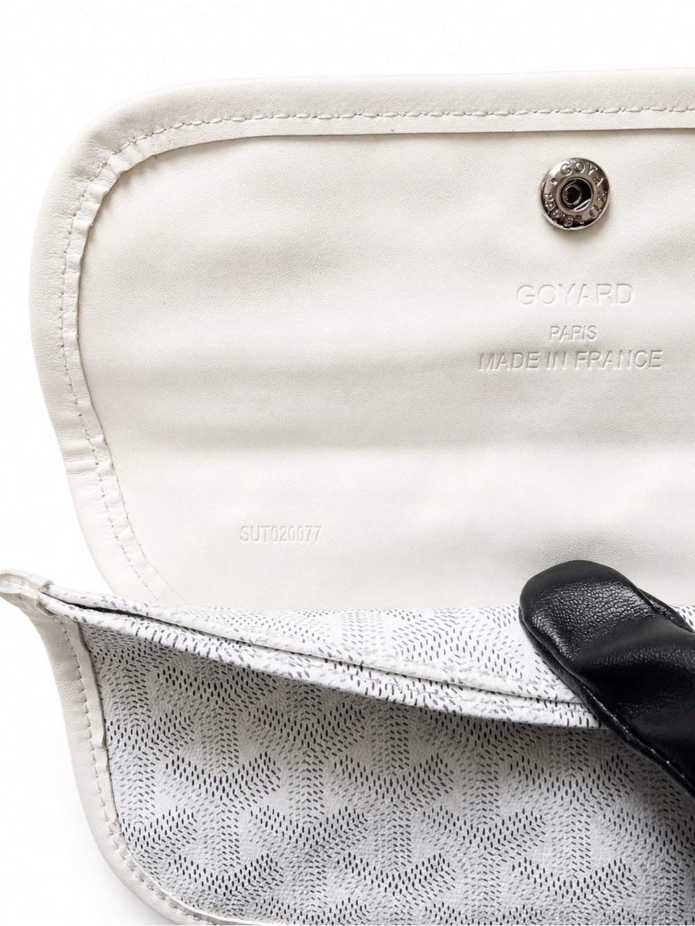 Goyard - Saint-Pierre Card Wallet/Pouch in white - Picture 6 of 9
